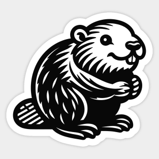 Beaver Sticker